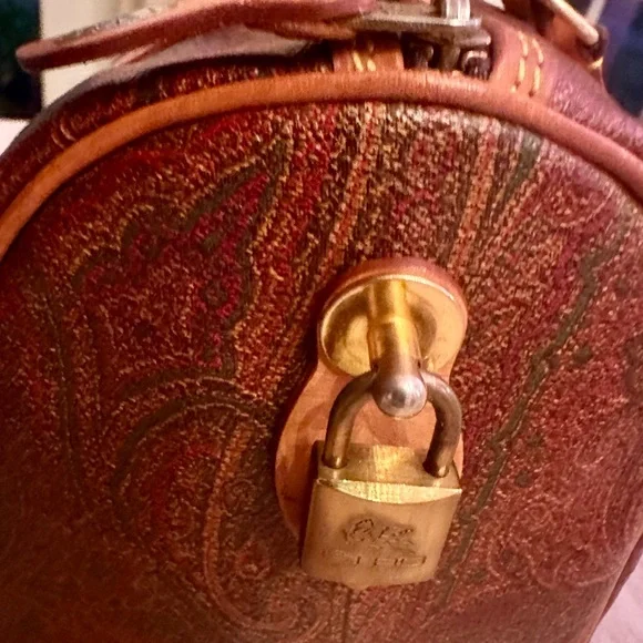 Elegant ETRO BOSTON  Paisley Bag - Picture 9 of 14